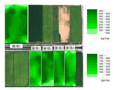 収量マップ